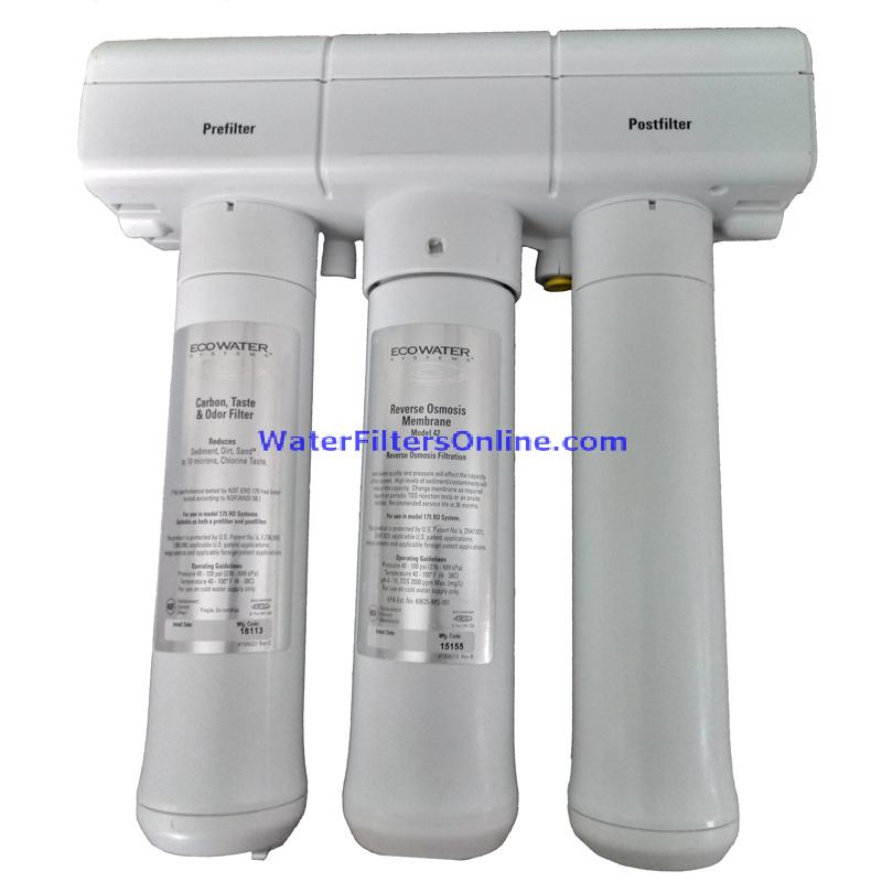 EcoWater ERO335 and ERO375 Compatible Reverse Osmosis System. DIY HELP Guides.